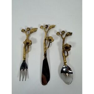 Charcuterie Fork, Spoon And Knife Decorative‎ Set For Serving Appetizers Vintage